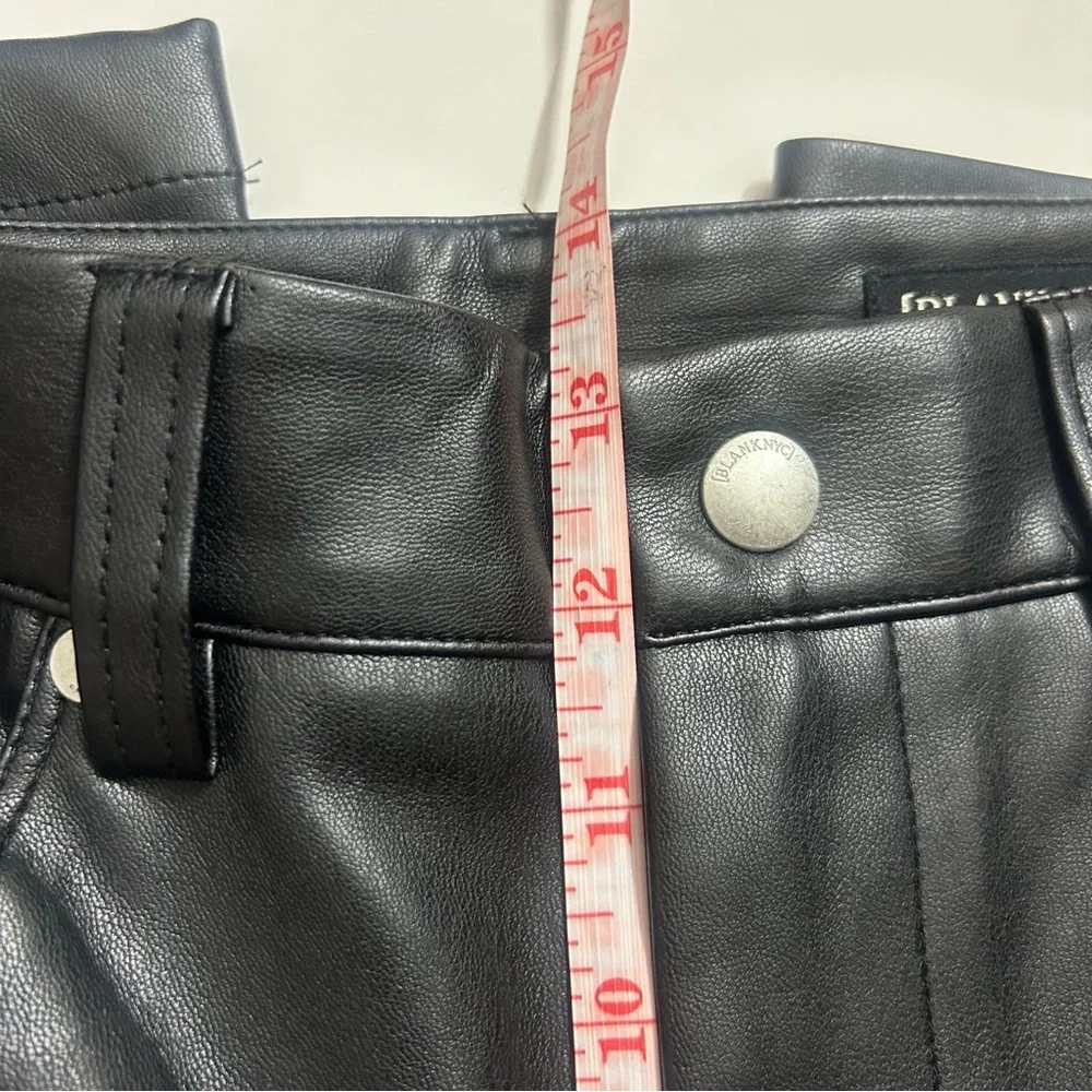 BLANKNYC Black Faux Leather Baxter pants (size 27) - Picture 6 of 6